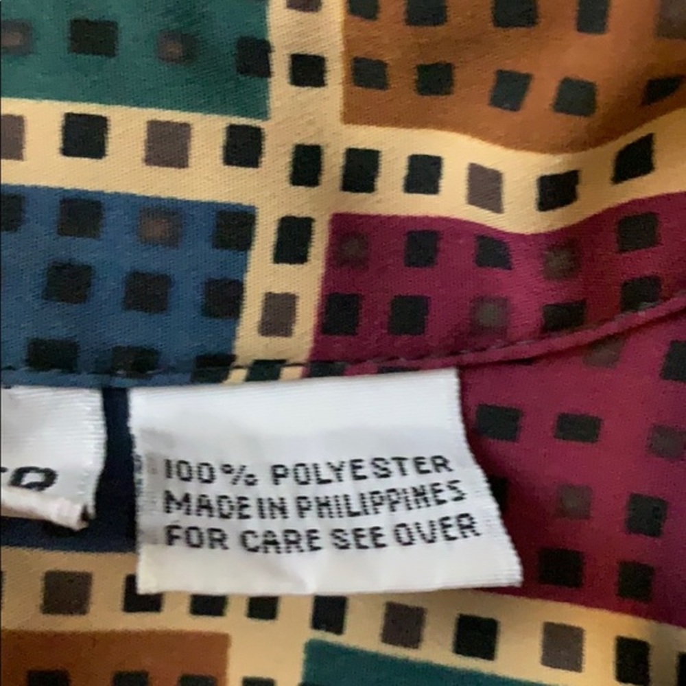 Vintage Alfred Dunner size 16 petite button up - Picture 3 of 7